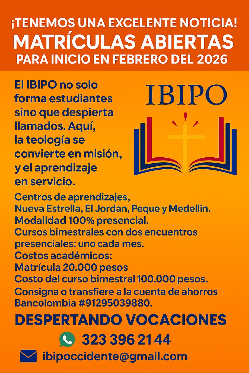 IBIPO Instituto Biblico del Presbiterio de Occidente